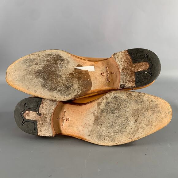 JOHN LOBB Size 9 Tan Leather Penny Loafers main image 5
